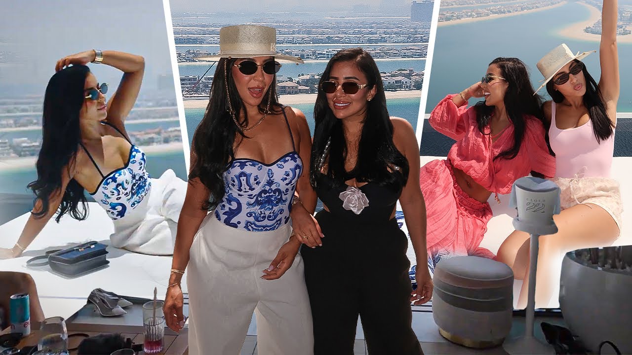 We Spent the Day at the Most Luxurious Rooftop Pool in the World | Dubai