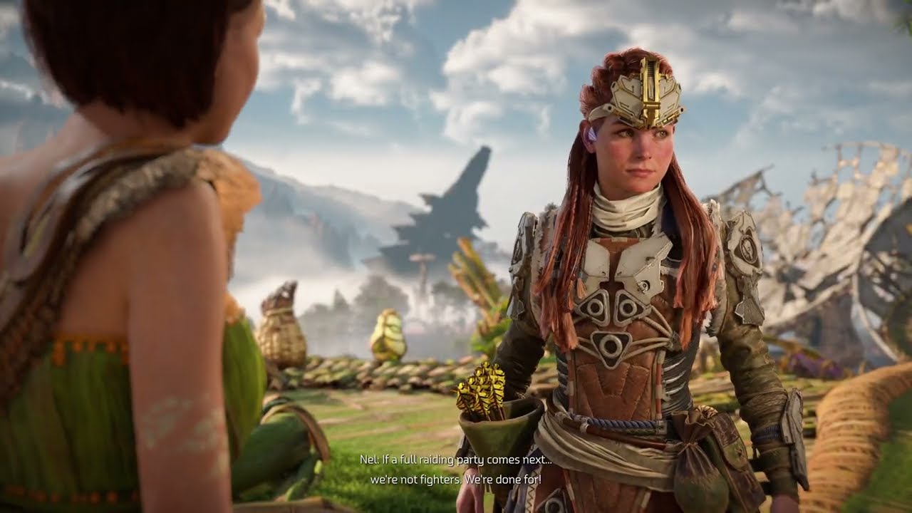 Aloy avoids eye contact