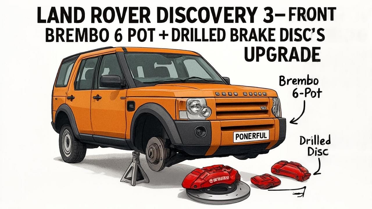 Brembo Front Brake Upgrade on Land Rover Discovery 3 /4 Range Rover Sport 2005-2012