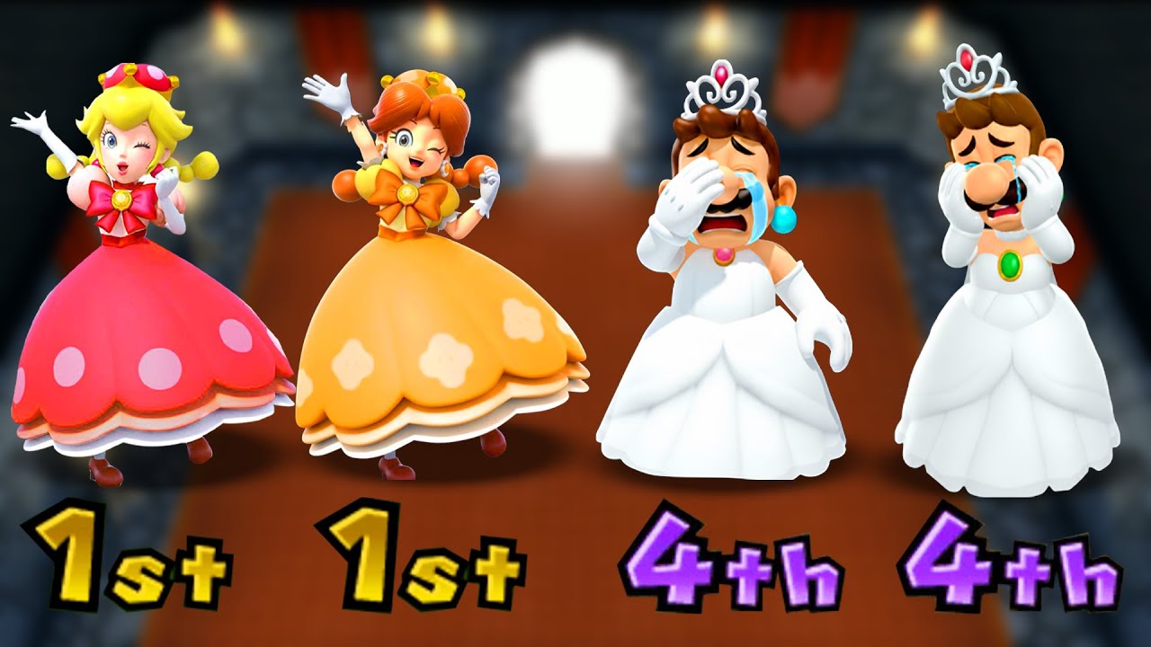 【マリオパーティ9+10】すべての4人対戦ミニゲーム ピーチ VS デイジー VS マリオ VS ルイージ 4K UHD (2160P)