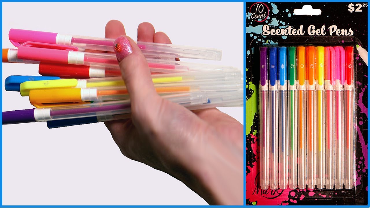 🍒Testing Scented Gel Pens from 5 Below🍇// $$$3$$$ Is it worth it?!?