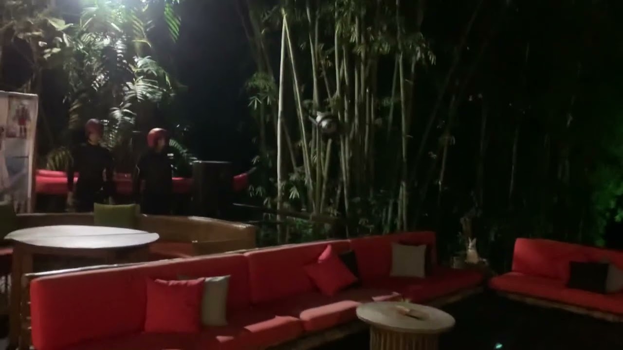 Night time at Malikha Lodge Hotel, Putao