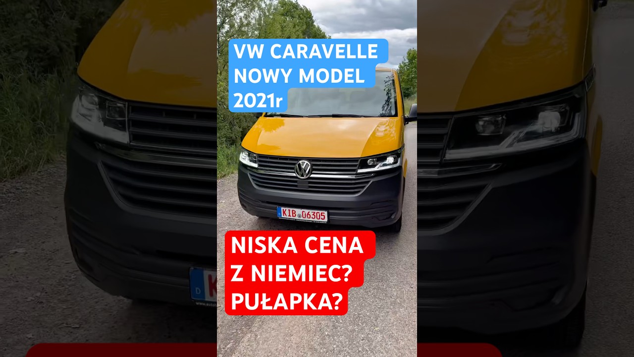 Nowy model VW 2021 Caravelle z Niemiec &ndash; Dobra Cena! Okazja czy ściema? #vw #caravelle #autozniemiec