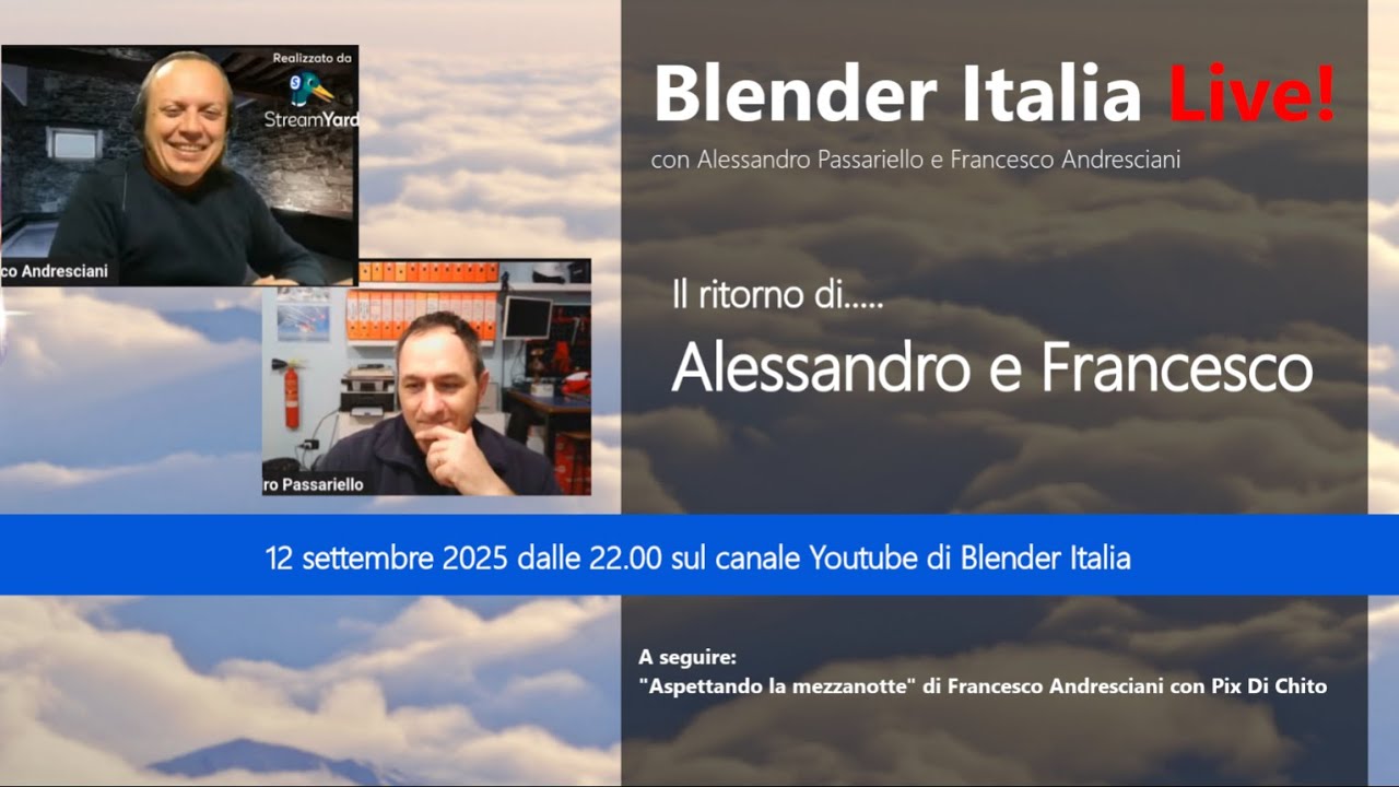 Blender Italia Live! - Alessandro e Francesco