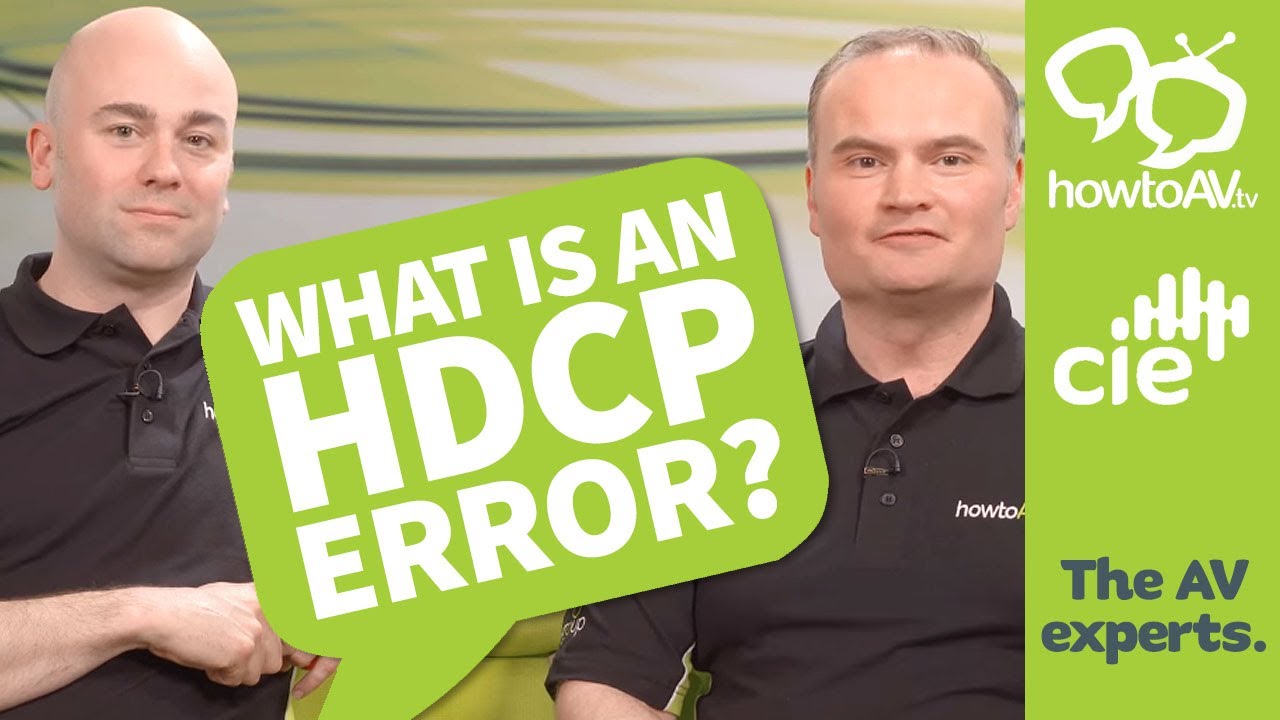 What is an HDCP error?