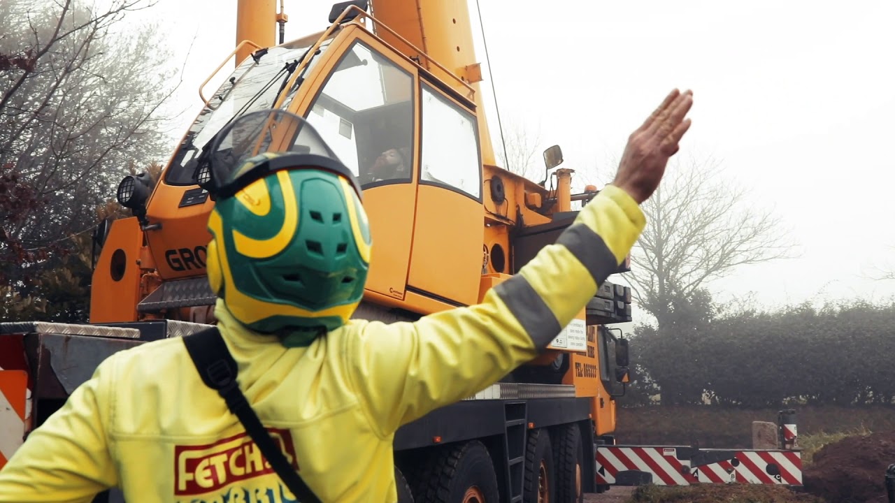 Maritime Pine Tree Dismantle with Crane & Hiab, Jersey Channel Islands UK.