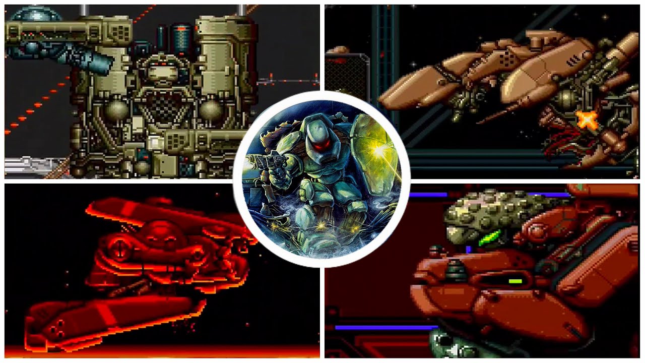 Cybernator - Parte 6 - Todos Los Jefes - All Bosses -