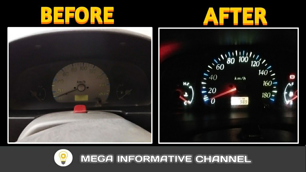 Alto VXR METER MODIFICATION||DIY||GLOWING METER
