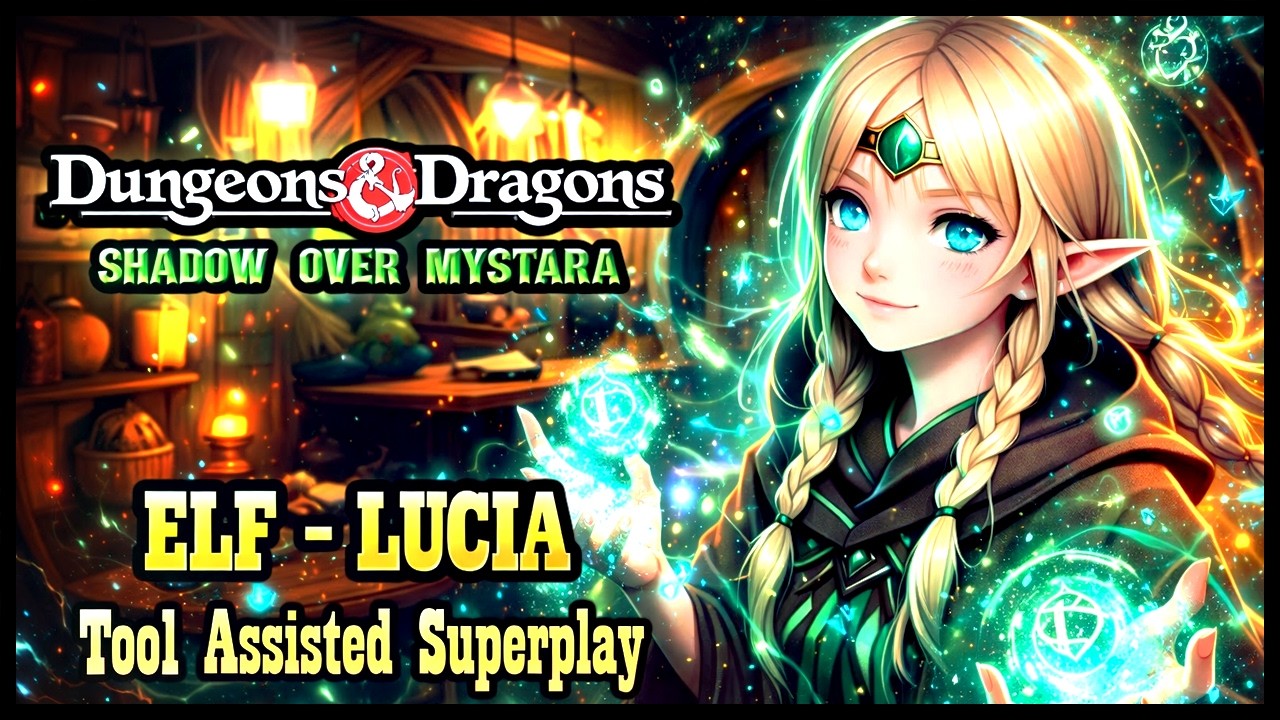 【TAS】DUNGEON & DRAGONS: SHADOW OVER MYSTARA (ARCADE \ 1996) - ELF LUCIA