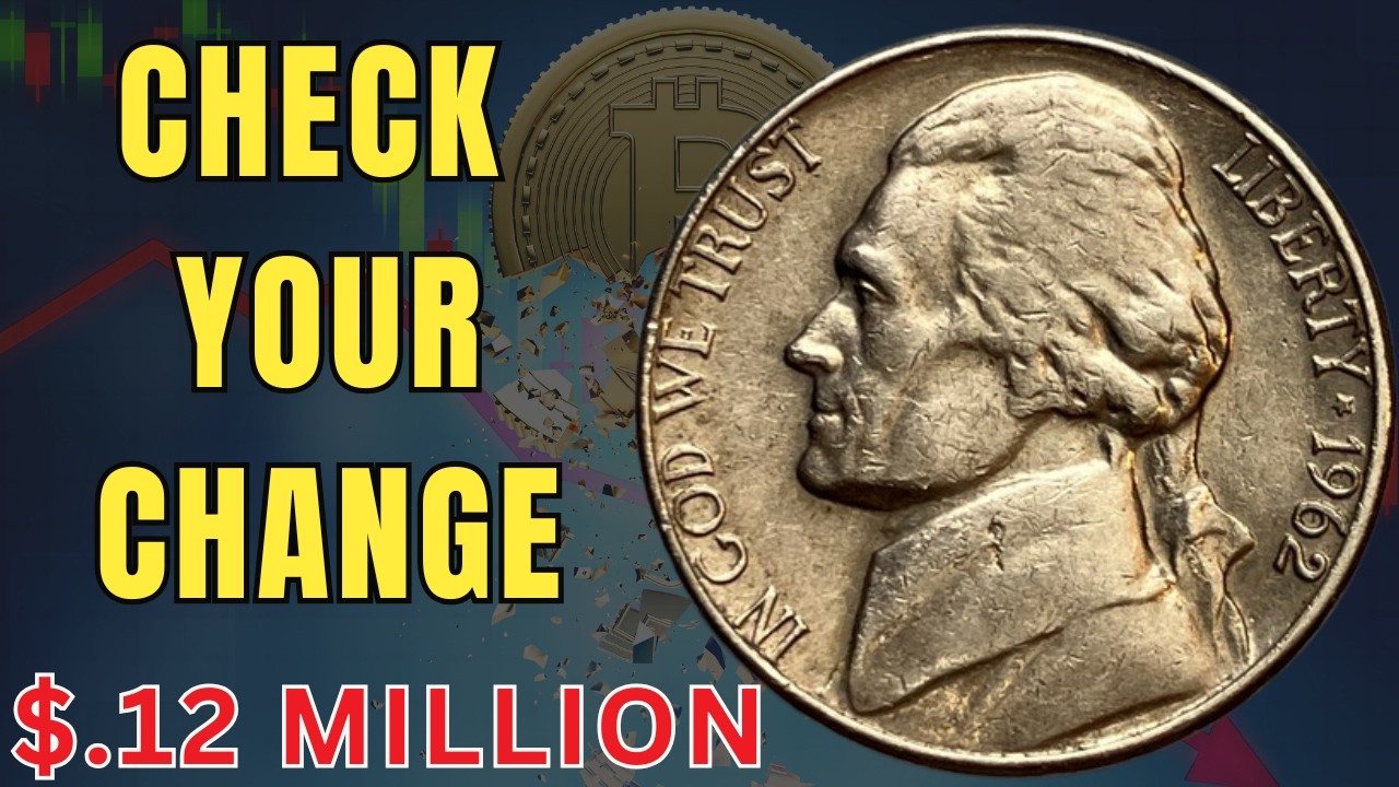 Most Expensive Jefferson Nickels Ever — This 1962 Nickel Will Shock You