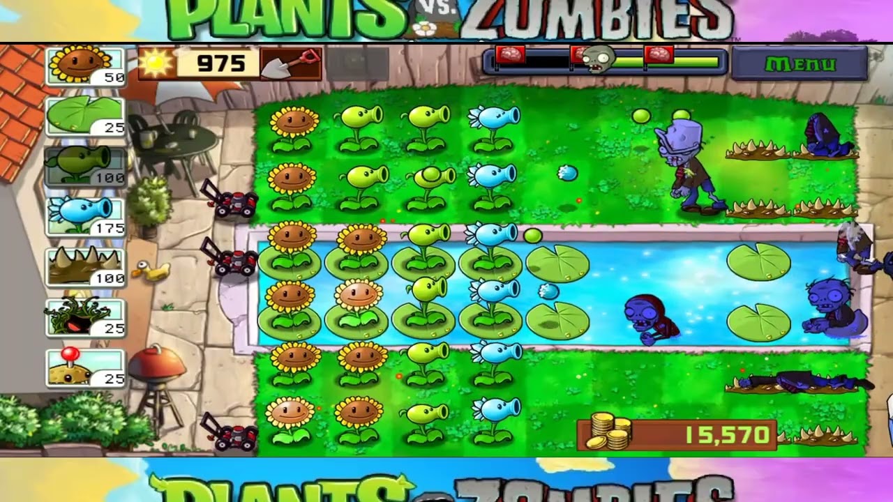 Эта машина уничтожила мой сад #pvz #pvzgameplay #plantsvszombies #pvzmobile #zombie #games