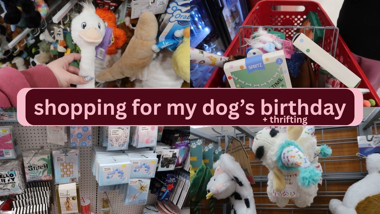 Vlog : prepping for lillys birthday + thrifting & haul