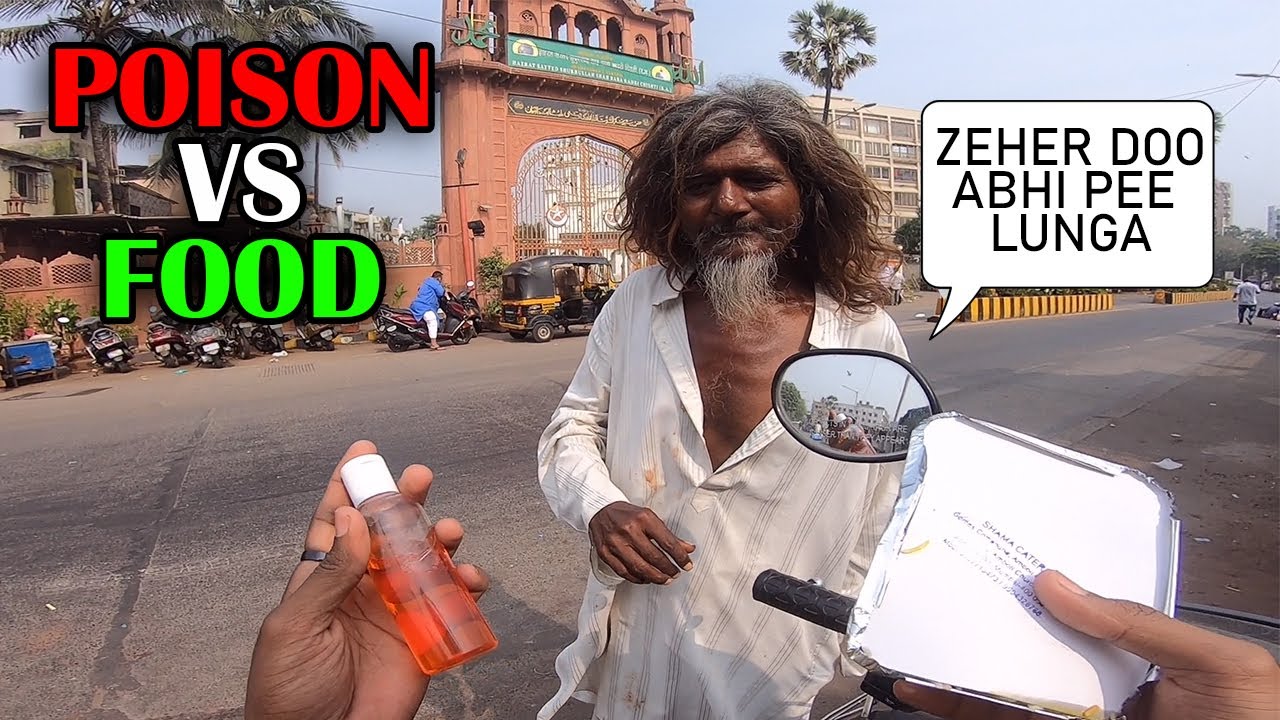 POISON vs FOOD | SOCIAL EXPERIMENT ON STREET