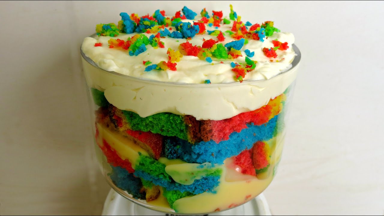 MINI RAINBOW TRIFLE RECIPE