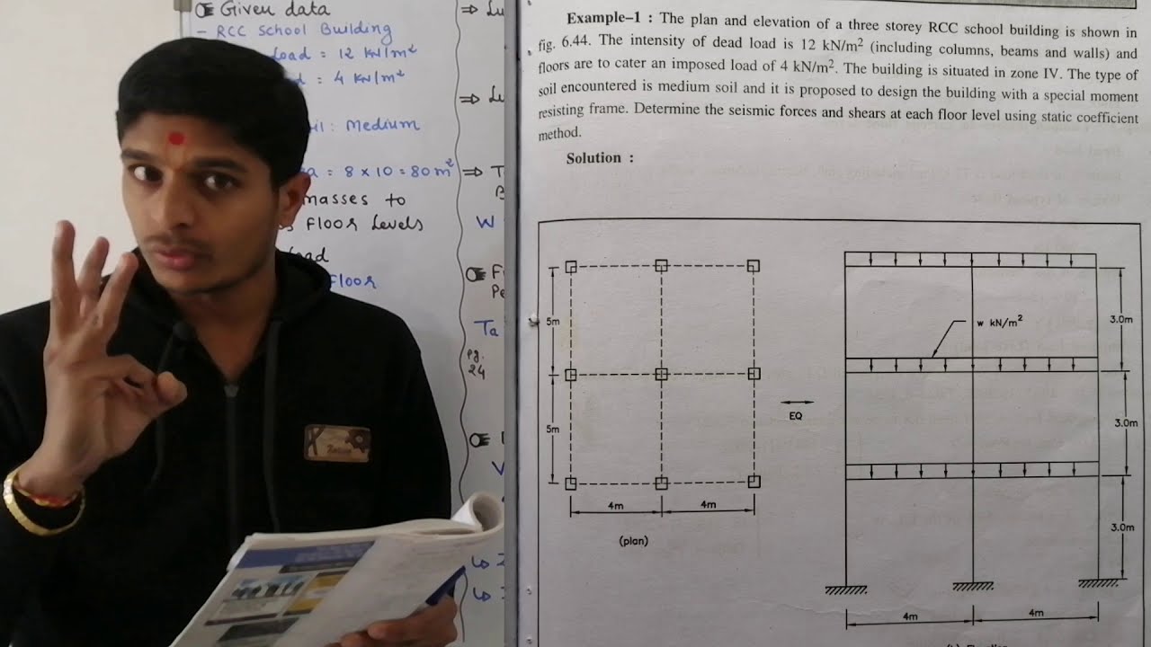 Example of Seismic Coefficient Method | Earthquake | DRCS | GTU