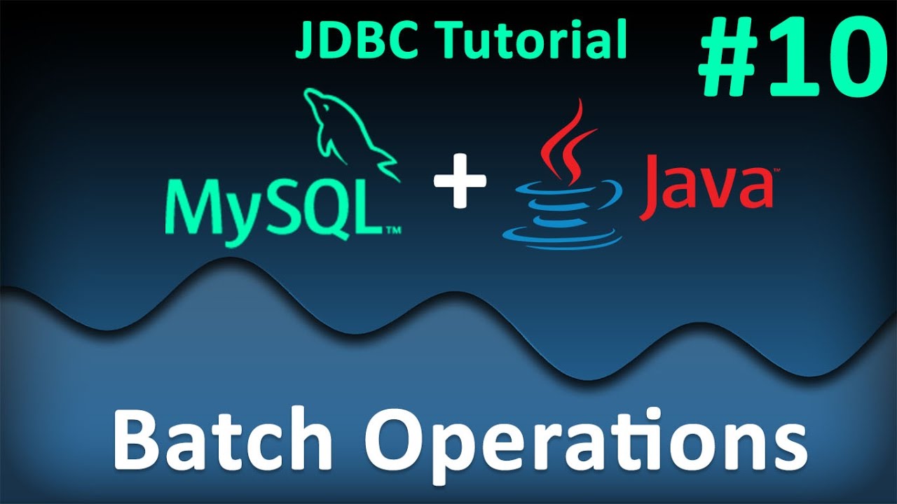 JDBC Tutorial for Beginners #10 : Batch Operations