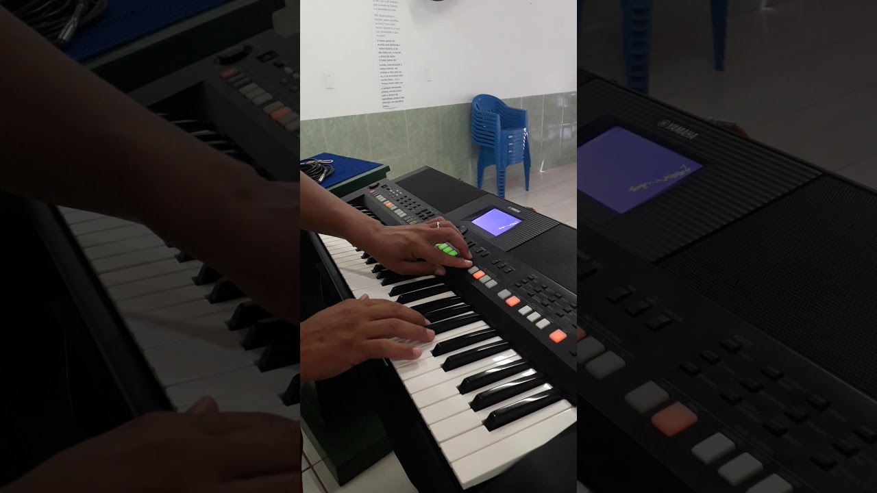Teclado PSR s650 demonstração ritmos de fábrica muito bons