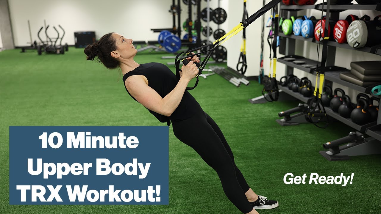 Quick Workout! 10 minute TRX Upper Body Workout!!