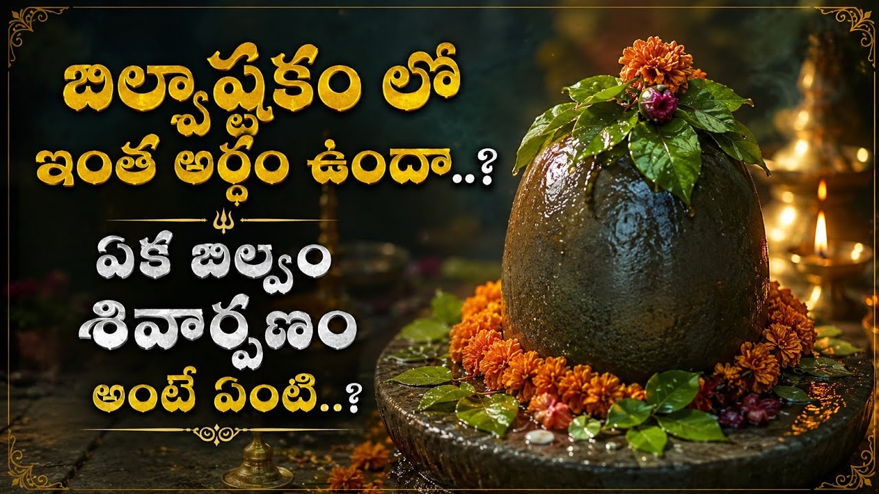 బిల్వాష్టకం అర్థం | bilvashtakam in Telugu - bilvashtakam meaning in telugu - God Siva