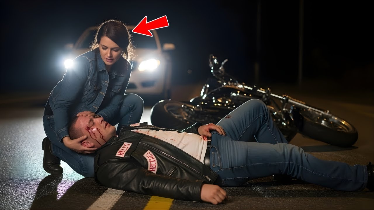 Ein Fremder hielt an, um einem gestürzten Biker zu helfen… Was dann geschah, veränderte alles