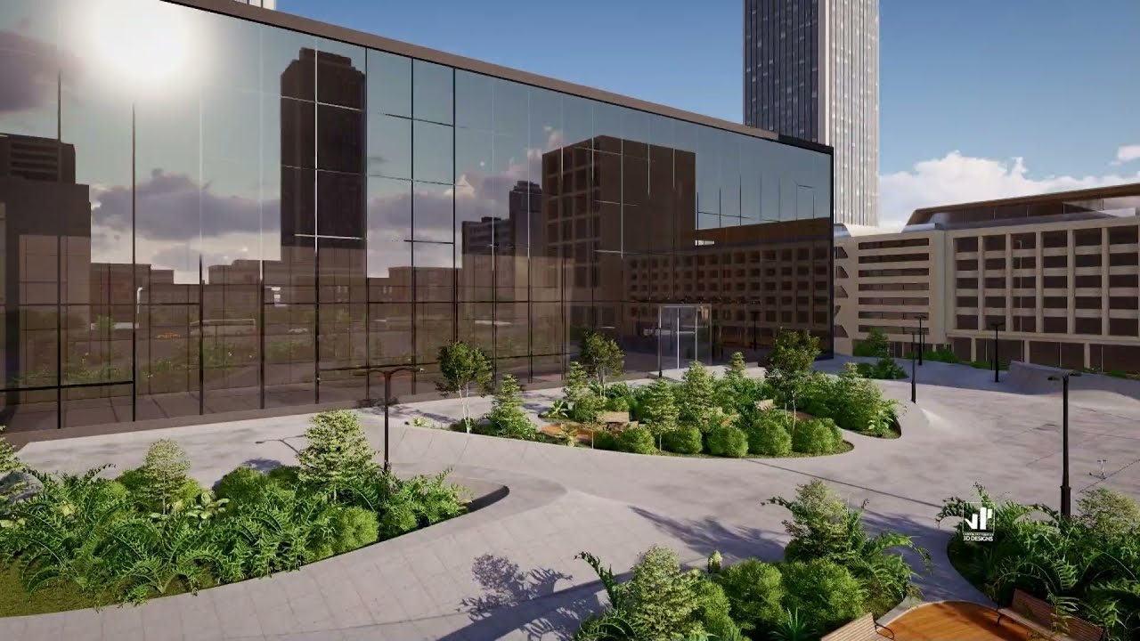 V-Plaza Urban development | Lumion Time lapse | Lumion Cinematic Animation by Vaseem Payyanadan