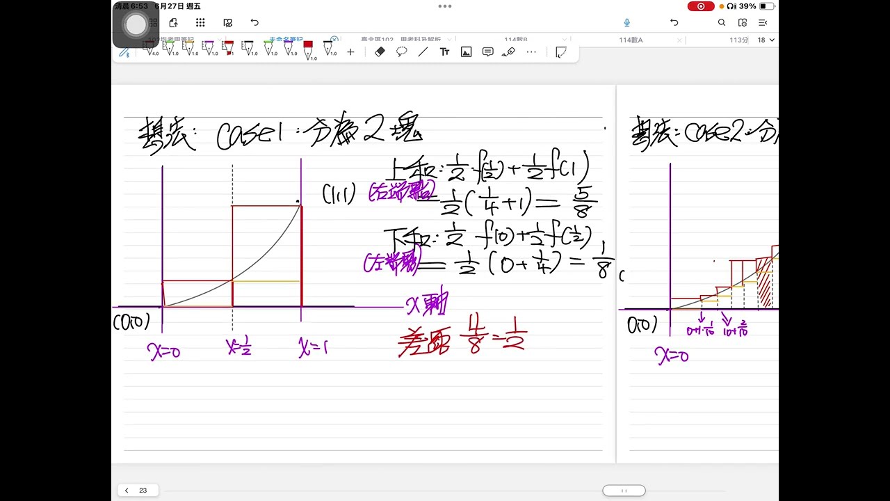 補課主題:黎曼和