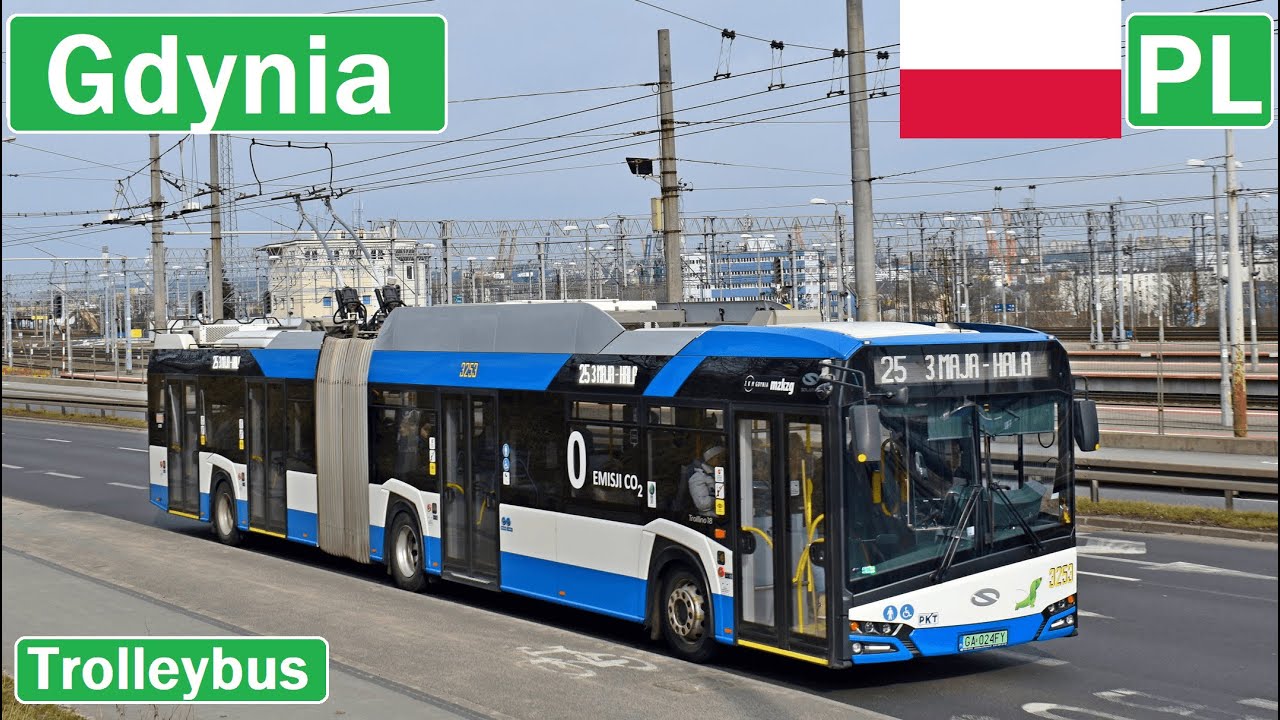 🇵🇱 GDYNIA TROLLEYBUS 2023 | Trolejbusy w Gdyni【4K】