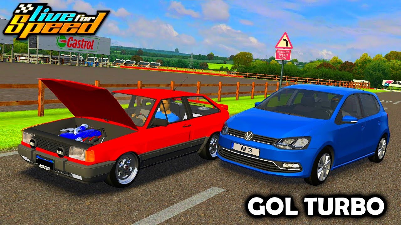 GOL QUADRADO TURBO vs POLO no ONLINE do LFS | #gaming