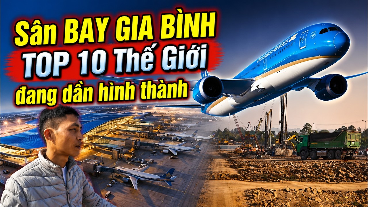 SÂN BAY lớn thứ 2 Việt Nam, Top 10 Thế Giới