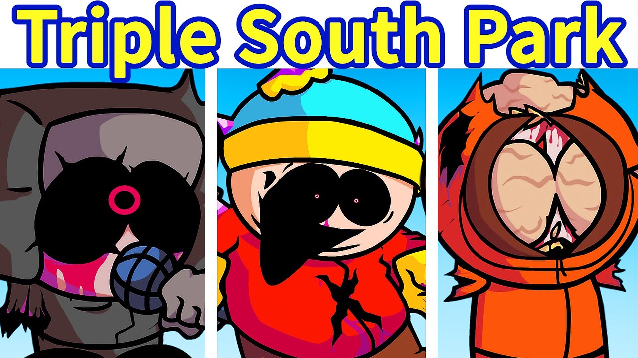 Friday Night Funkin': Triple South Park [South Park Characters Sing Triple Trouble] - FNF Mod