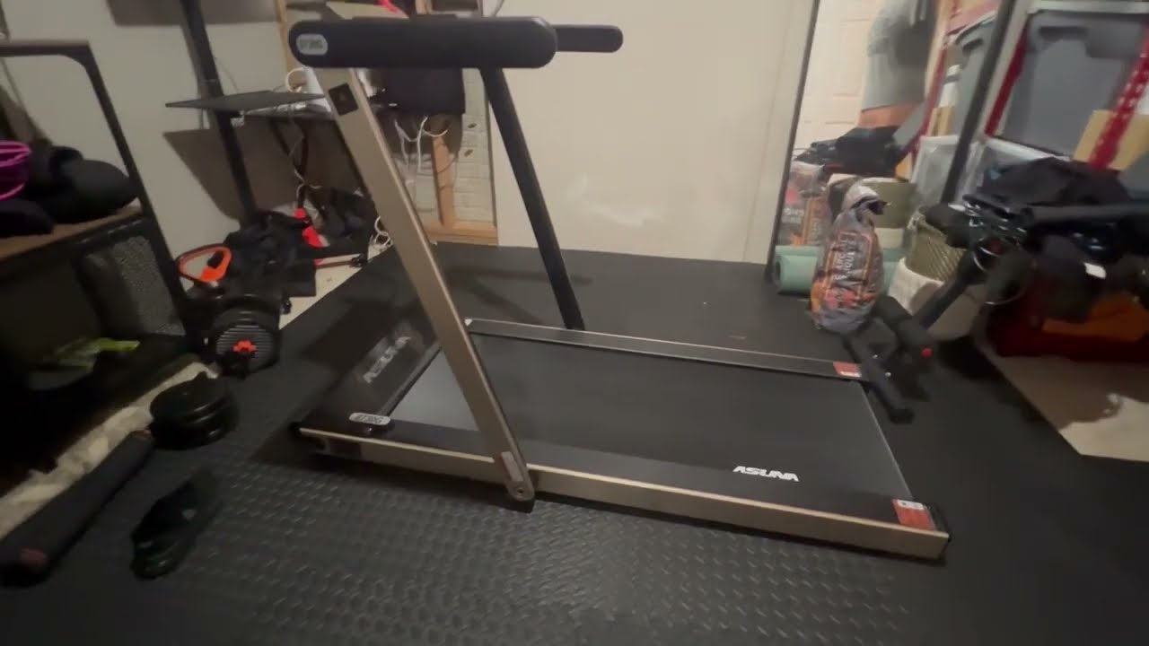Беговая дорожка Sunny Health & Fitness ASUNA Premium Slim, складная, с динамиками для дома