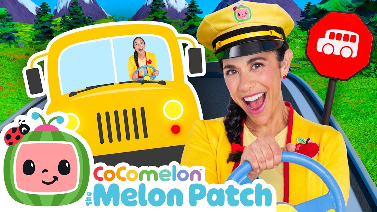 Wheels on the Bus Sing-Along and Play | First Day of School with Ms. Appleberry | The Melon Patch