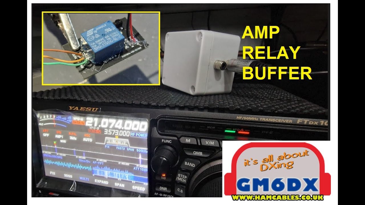 GM6DX - Amplifier Buffer Relay keying Device
