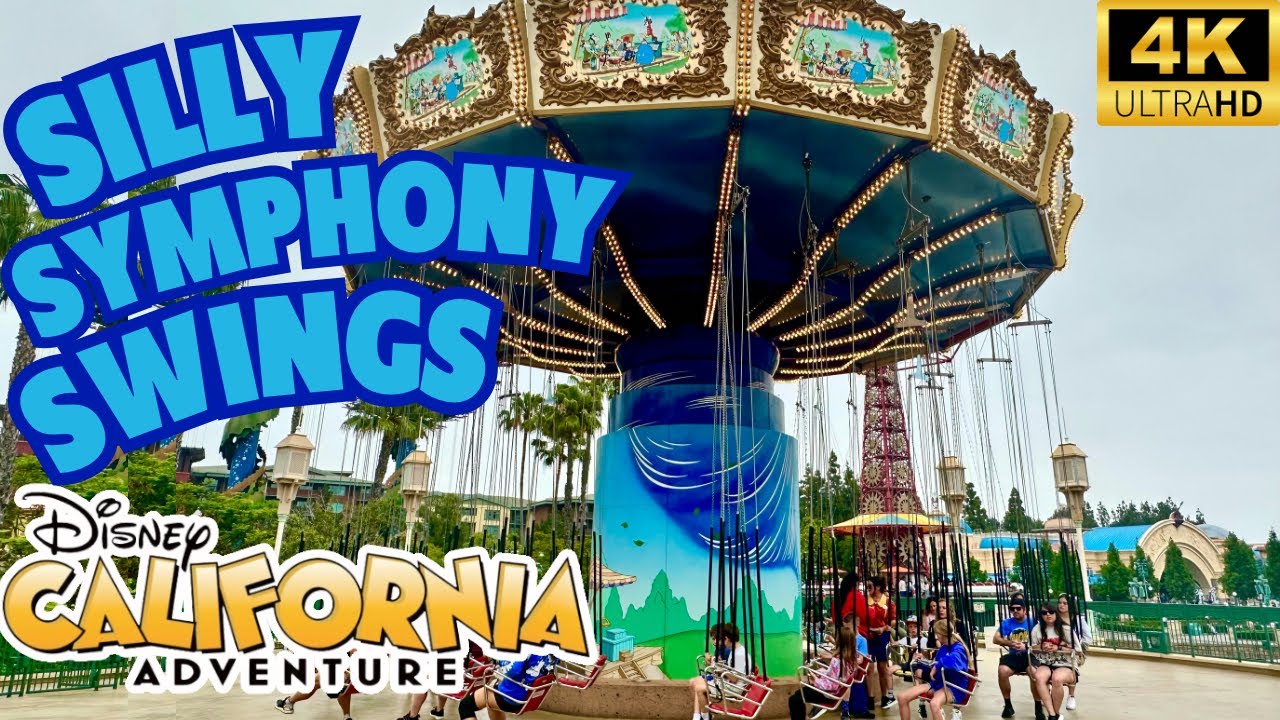 Silly Symphony Swings in Disney California Adventure | Full Ride POV
