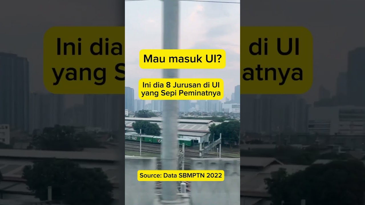 8 JURUSAN SEPI PEMINAT DI KAMPUS UI NO. 2 BOLEH JUGA🤩 #jurusankuliah #story #pilihjurusan #snbt2023