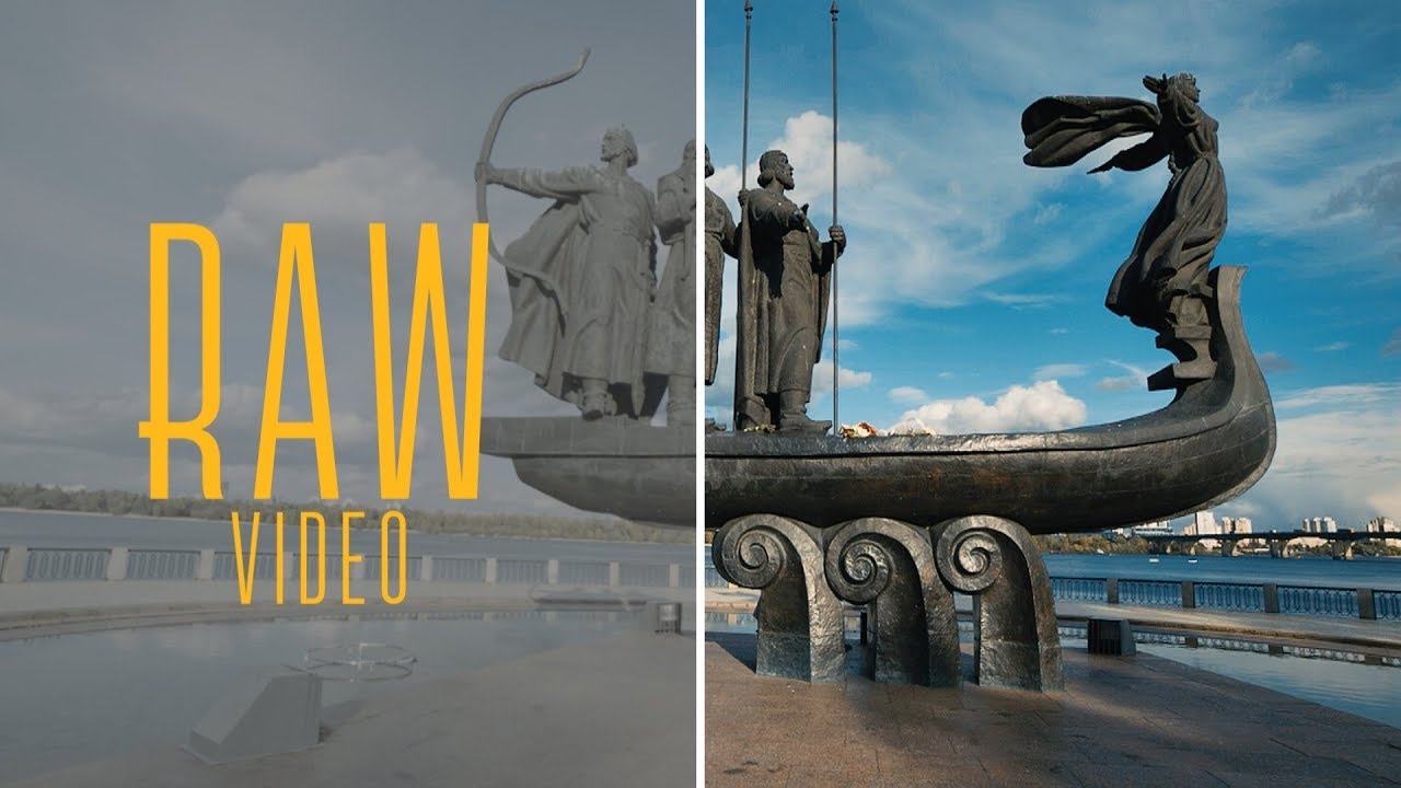 Цветокоррекция MLV RAW ВИДЕО