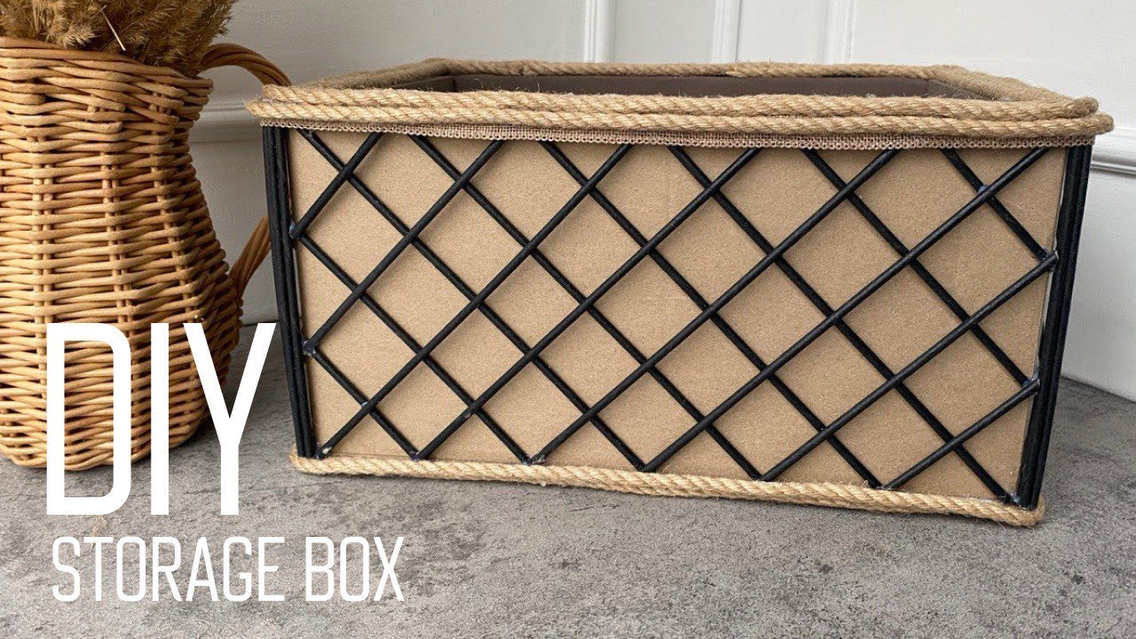 A Cardboard Storage Box That Looks EXPENSIVЕ😍