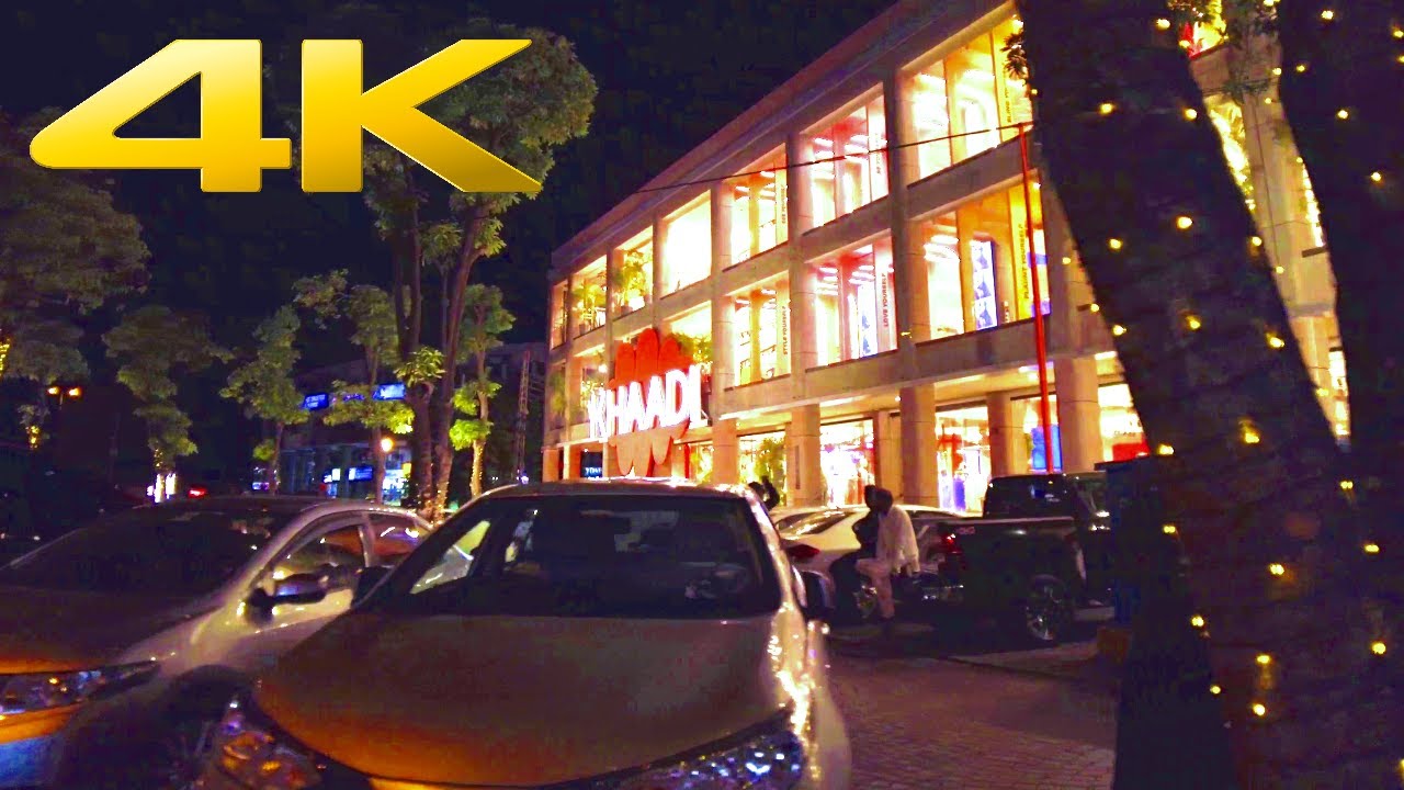 4K UHD | Night Walk in DHA Y Block and Z Block Phase 1 | Lahore, Pakistan