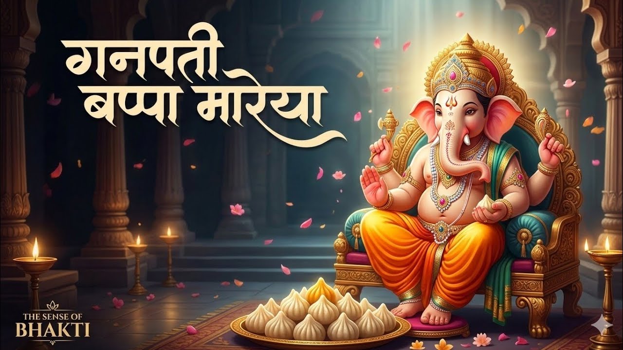  ✨मन को शांति देने वाला गणेश भजन: गणपति बप्पा मोरया | Divine Ganesha Song ✨🕉️ |The Sense Of Bhakti 