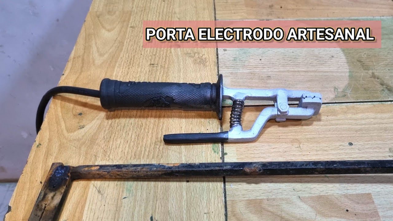 PORTA ELECTRODO ARTESANAL/haciéndolo fácil