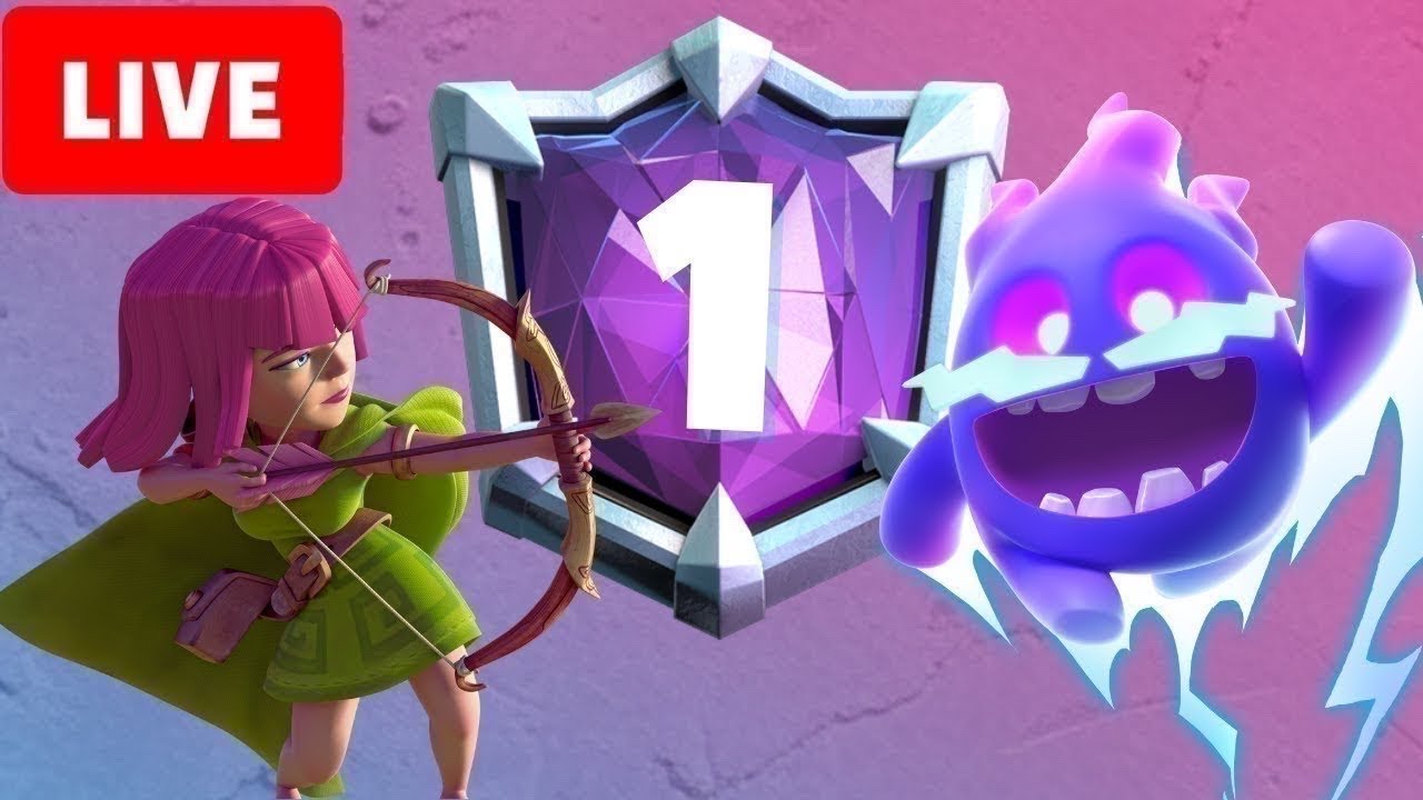 CLASH ROYALE TOP LADDER WITH XBOW😁