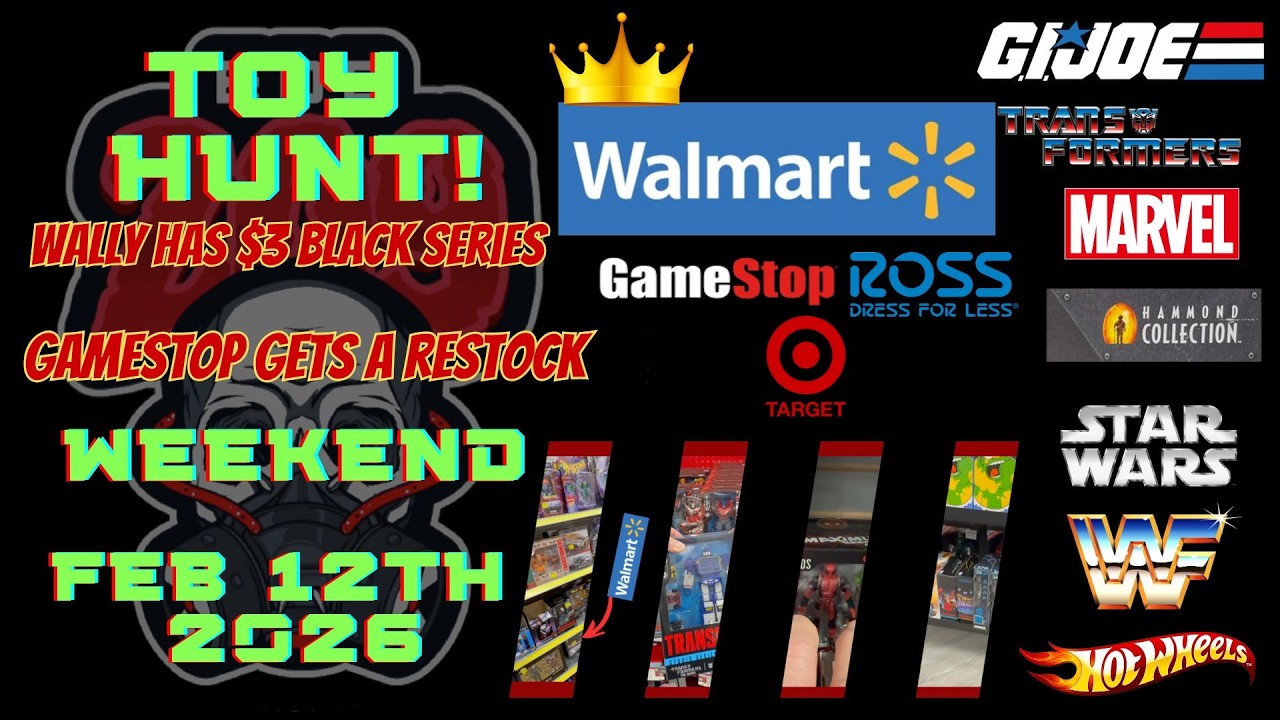 Еще больше распродаж в Wally! Поиск новых фигурок! 12 февраля! McFarlane, GI Joe, Marvel!