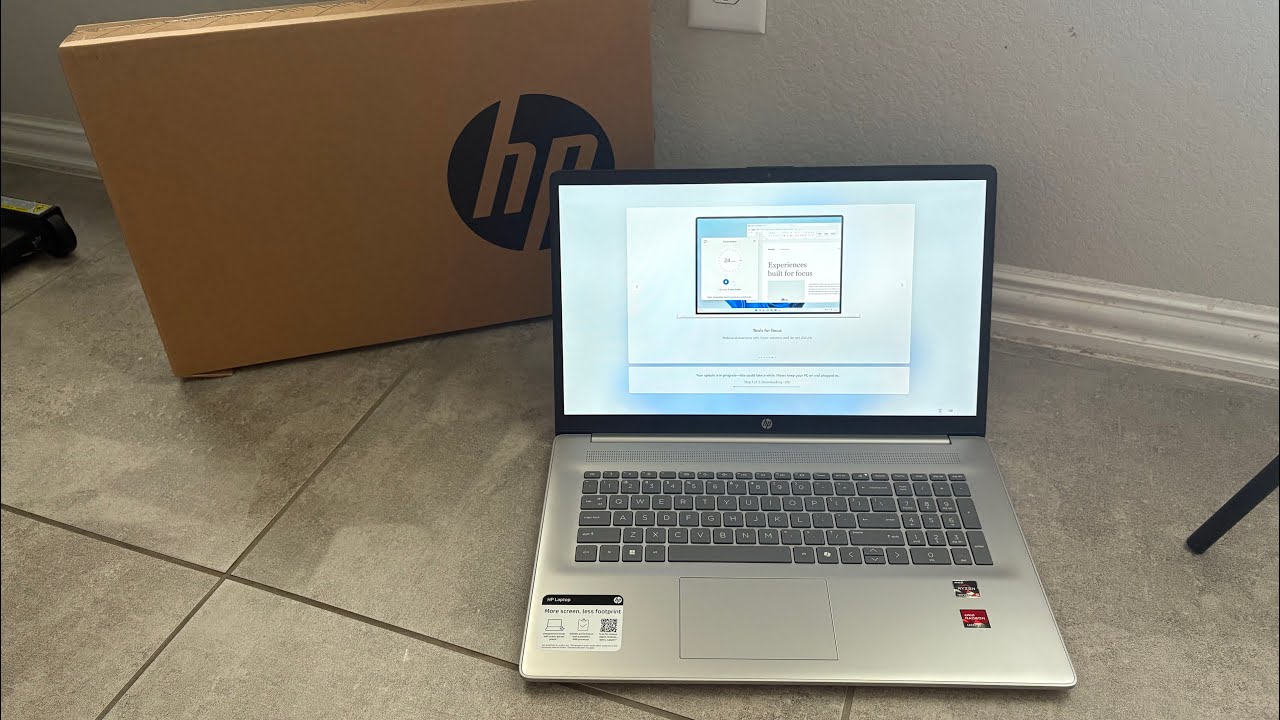 Rozpakowywanie / konfiguracja i test głośnik&oacute;w HP 17,3
