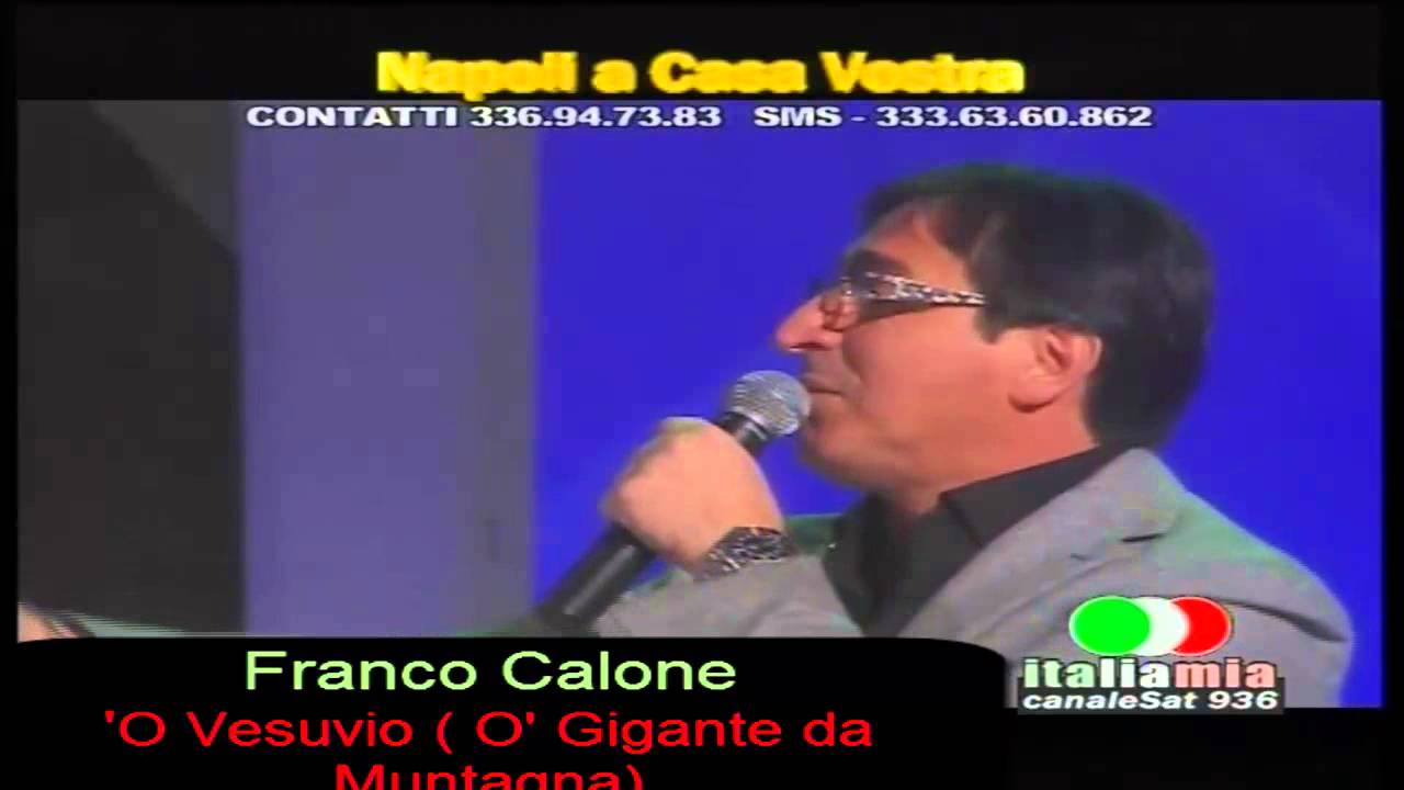 Franco Calone - 'O Vesuvio ( O' Gigante Da Muntagna ) Live Italiamia Gen 2012  by Melania Tagli hd