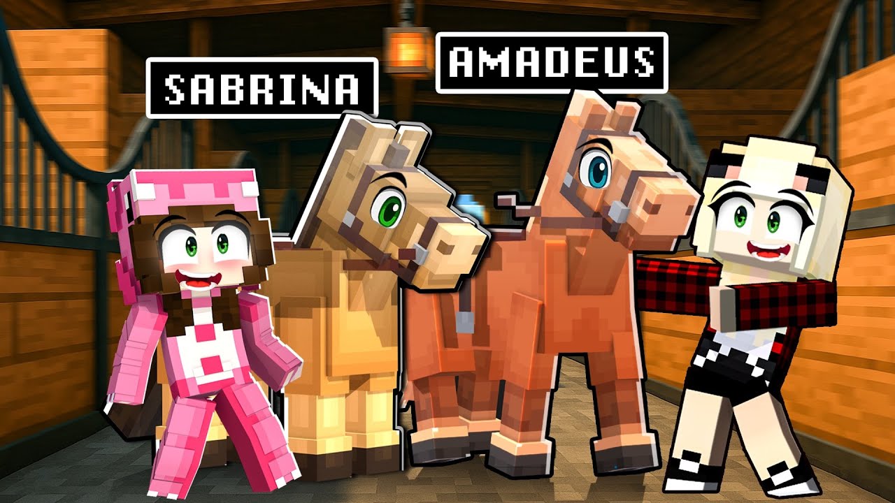 ICH BESUCHE DIE MINECRAFT PFERDE-SCHULE! FREUNDE 3