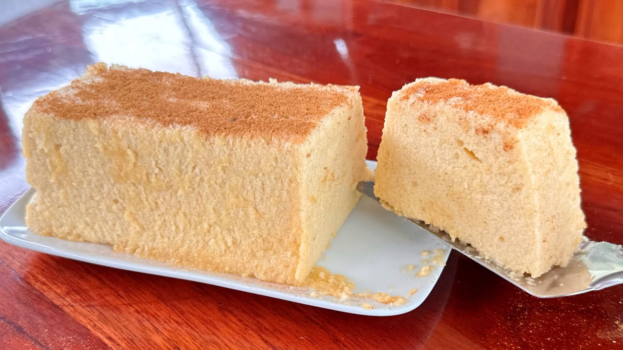 Deja de comer pan (bizcocho de tan solo 2 ingredientes) SIN HUEVO, SIN AZÚCAR, SIN HARINA, SIN LECHE