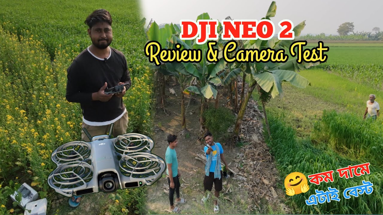 DJI NEO 2 - In Bangla Review || Camera Test || Smart Feature Test || Automatic Mode 