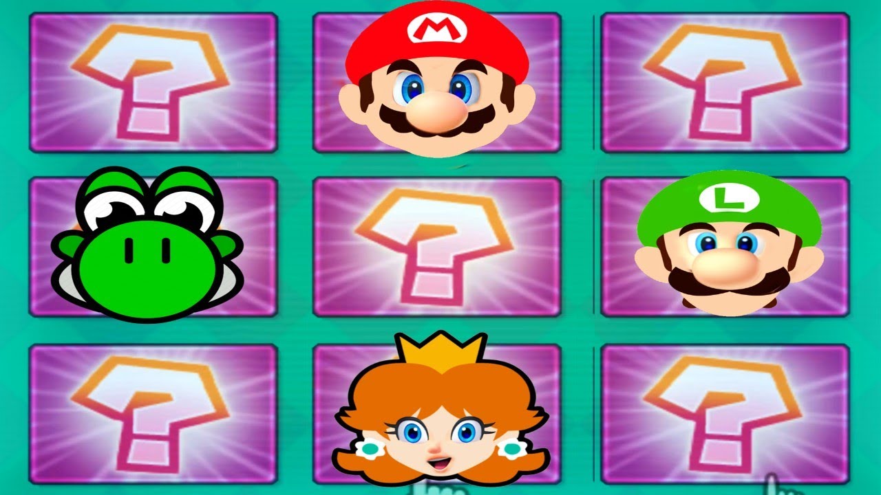 Mario Party 9 Garden Battle - Yoshi vs Mario vs Luigi vs Daisy(Master COM)| EzMario