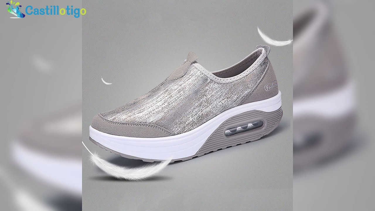 Zapatos casuales de mujer de moda y c&oacute;modos