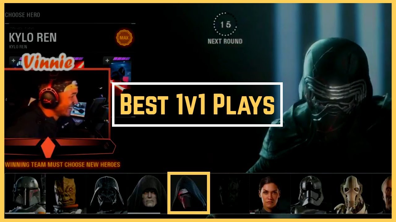 1v1 Stream Highlights (Kylo Ren) |Star Wars Battlefront 2|